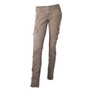 Current/Elliott The Skinny Cargo Combat Green Jeans